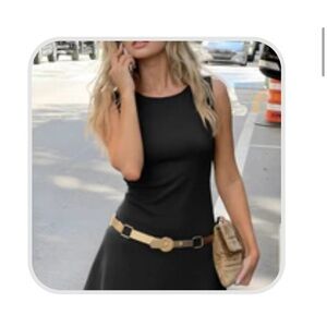 Commence mini black dress